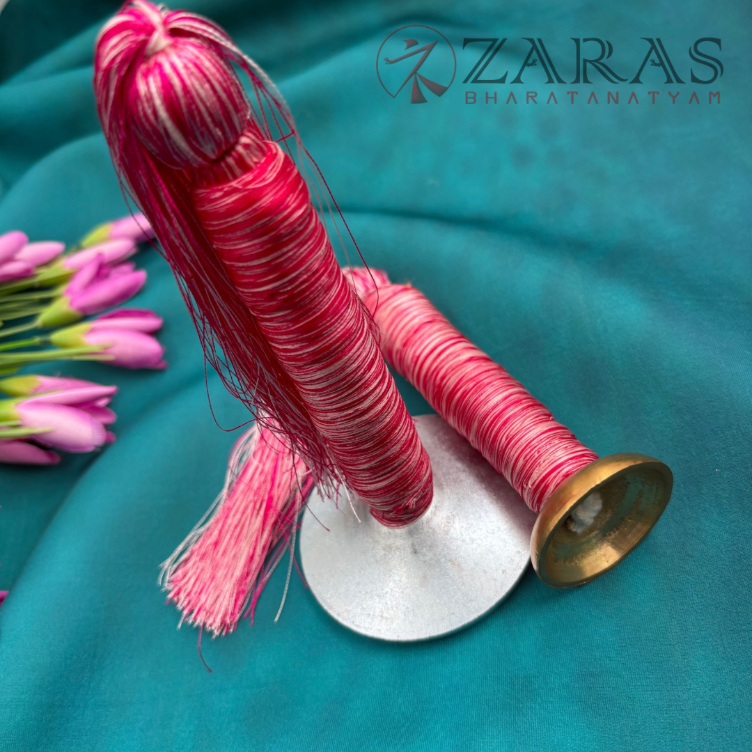 5. Bharatanatyam Dance Instruments - Thaalam / Nattuvangam Colour Threading