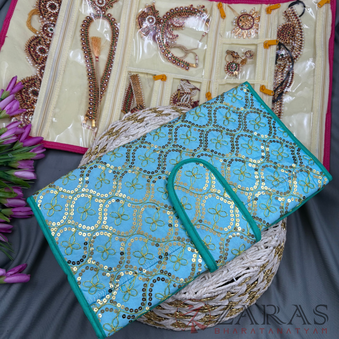 Bharatanatyam Dance Jewellery Bag / Organiser Foldable