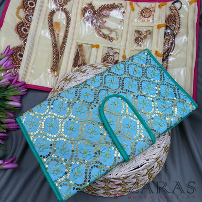Bharatanatyam Dance Jewellery Bag / Organiser Foldable