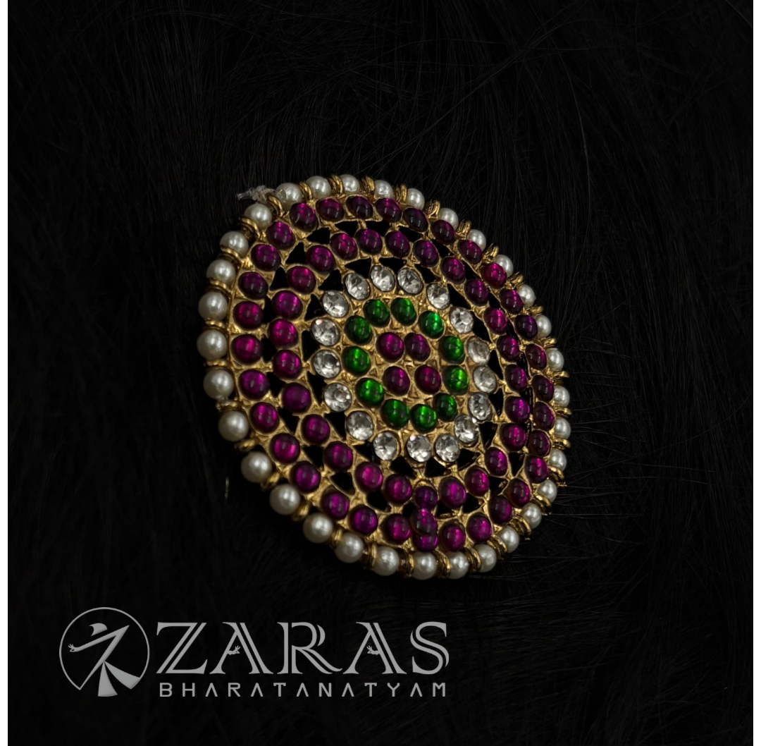 Bharatanatyam Dance Alankara Jewellery - Rakodi Flower PG Kemp CS
