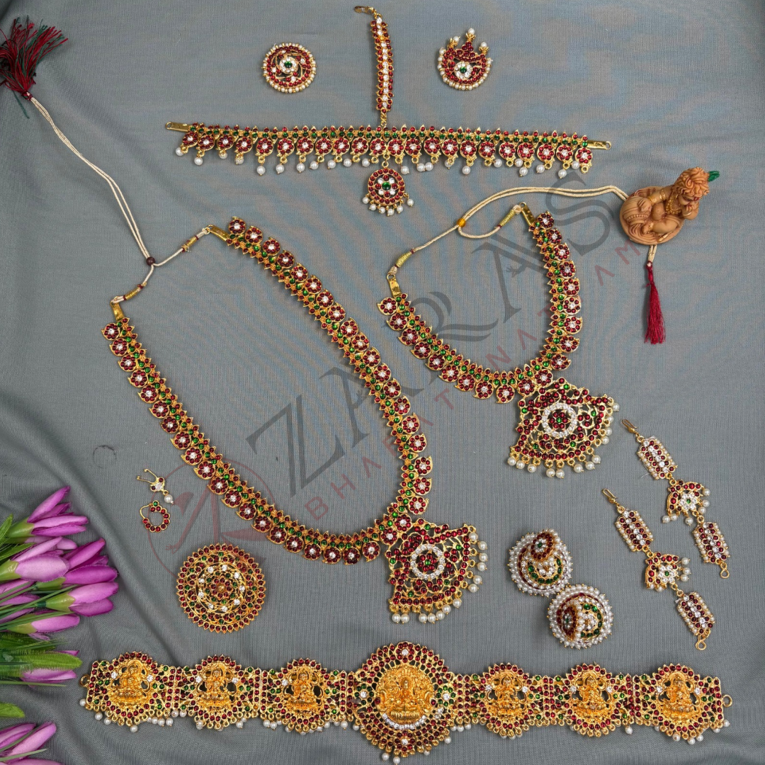 Bharatanatyam Dance Jewellery - Manga Full Set RG Kemp CS