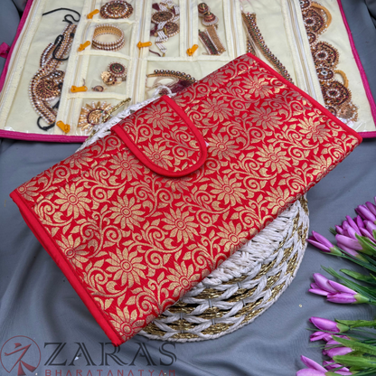 Bharatanatyam Dance Jewellery Bag / Organiser Foldable