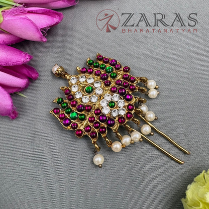 Bharatanatyam Dance Alankara Jewellery - Lotus Head Arch PG Kemp CS