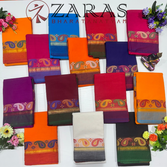Ready-to-Wear Dance Practice Sarees – Single Piece (Without Blouse & Pant) Manga