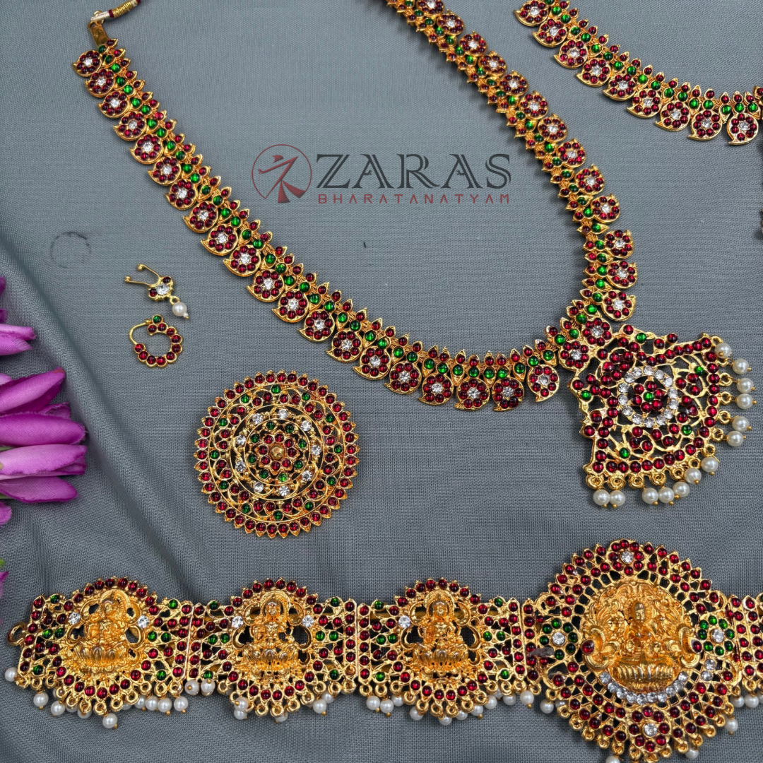 Bharatanatyam Dance Jewellery - Manga Full Set RG Kemp CS
