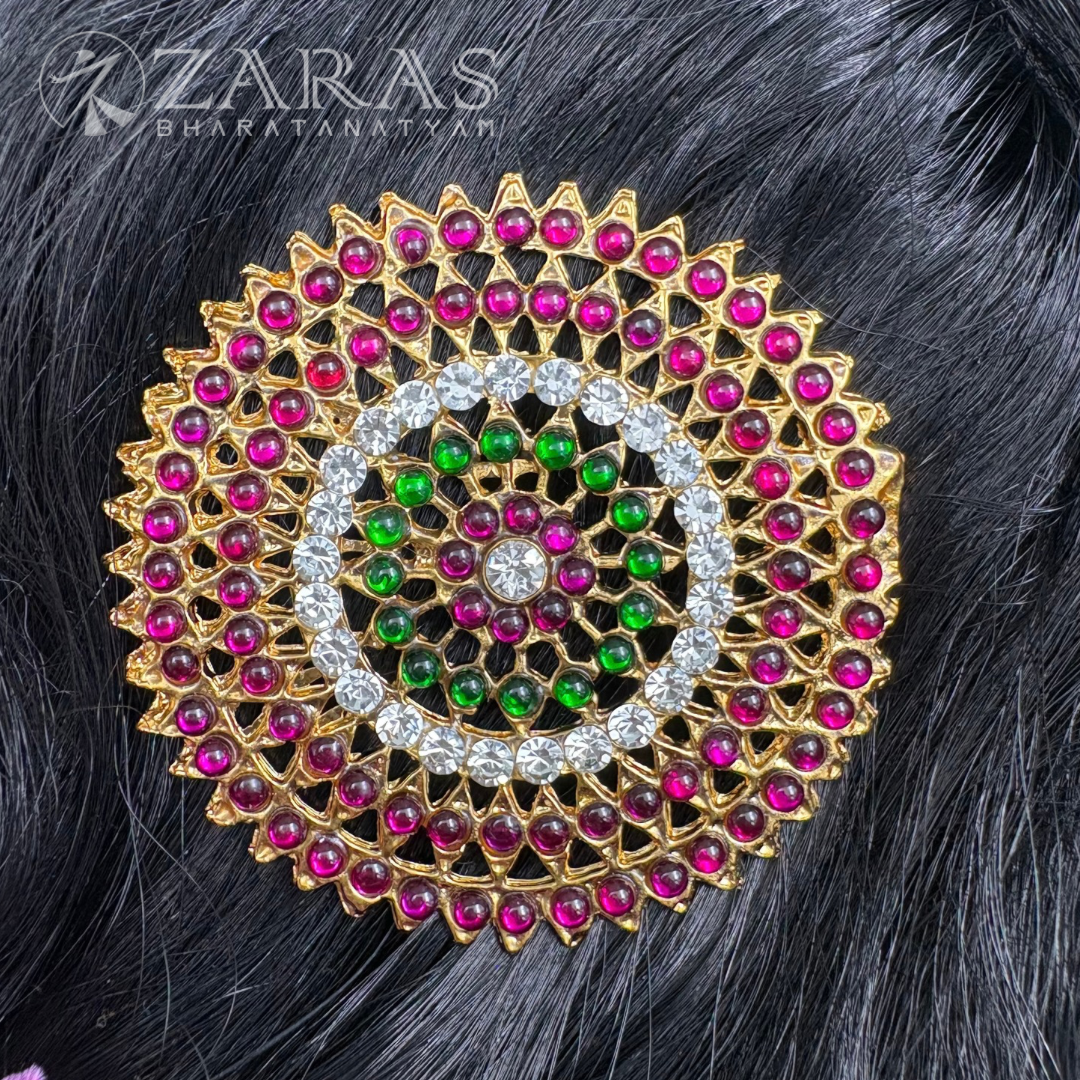 Bharatanatyam Dance Alankara Jewellery - Rakodi Flower PG Kemp CS