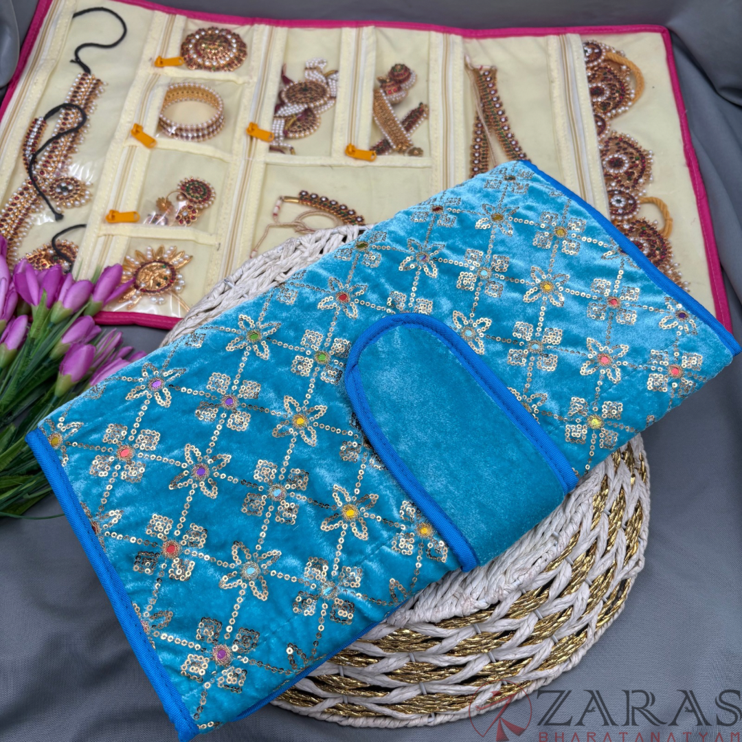 Bharatanatyam Dance Jewellery Bag / Organiser Foldable