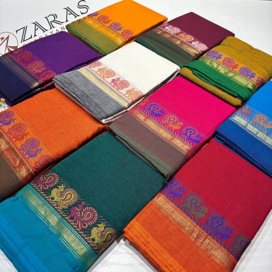Ready-to-wear Dance Practice Sarees – Pre-Stitched (Set of 3 Pcs – Skirt, Pallu & Side Fan without Blouse) Small Paecock