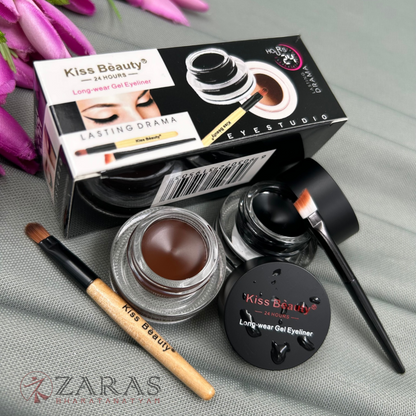 Bharatanatyam Dance Makeup Products - Long- Wear Gel Eyeliner (Kiss Beauty)