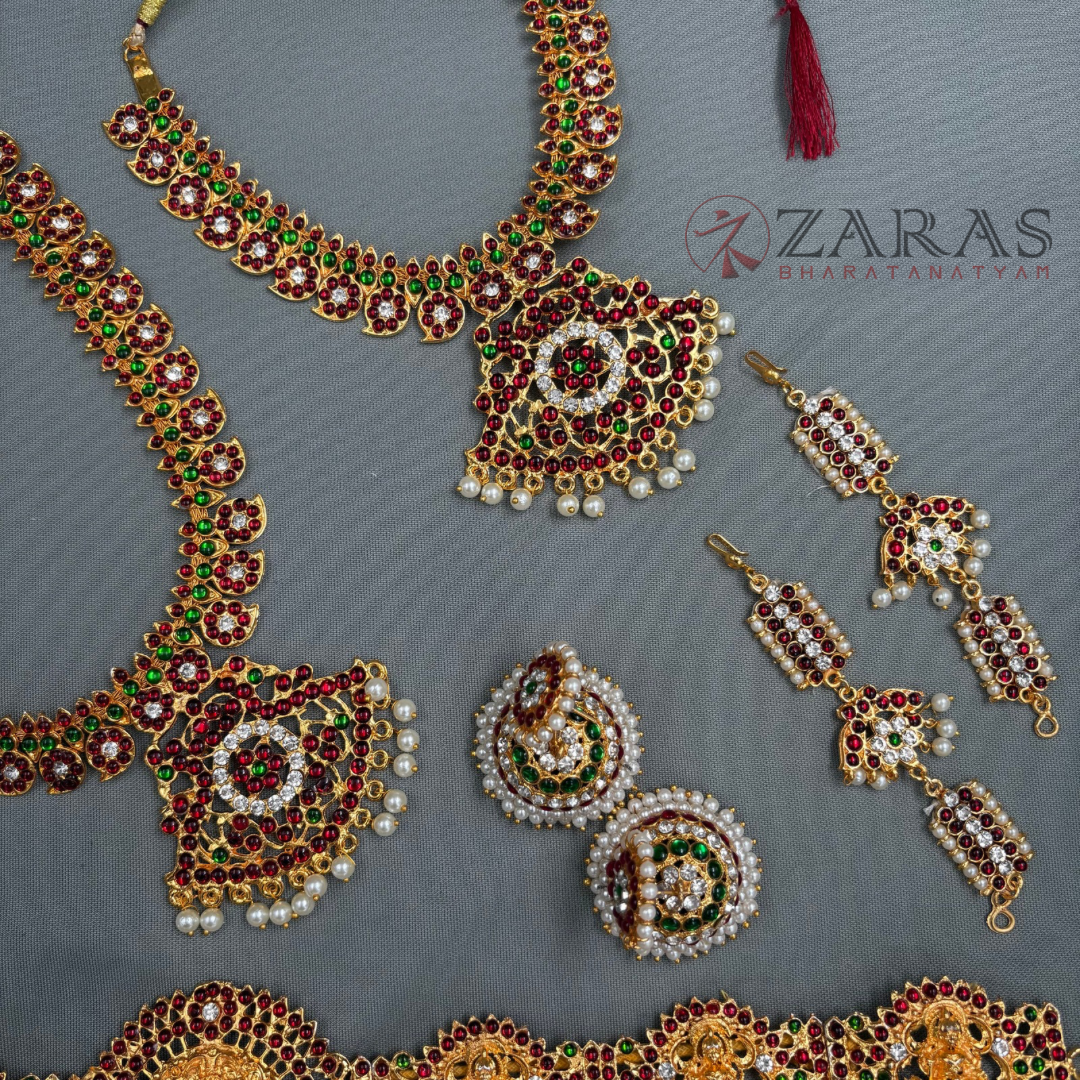 Bharatanatyam Dance Jewellery - Manga Full Set RG Kemp CS