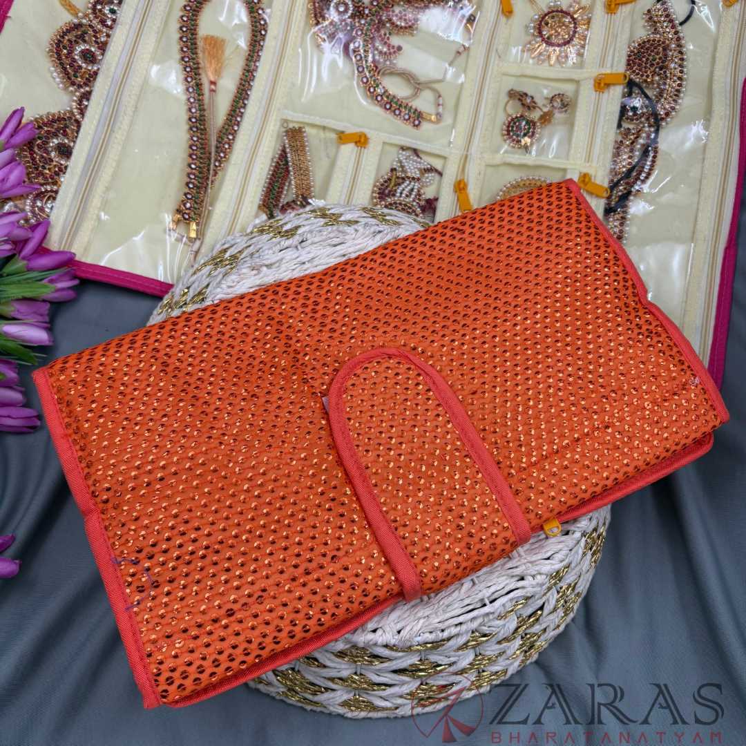 Bharatanatyam Dance Jewellery Bag / Organiser Foldable