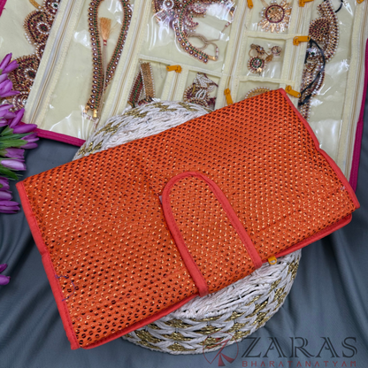 Bharatanatyam Dance Jewellery Bag / Organiser Foldable