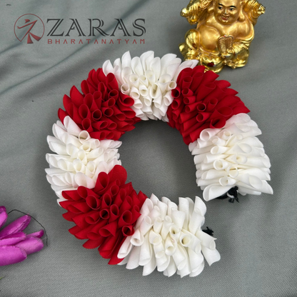 Bharatanatyam Dance Cloth Flower Round D Folded – Single (Mixed Colours)