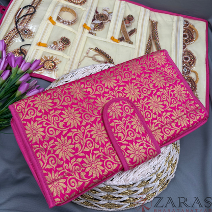 Bharatanatyam Dance Jewellery Bag / Organiser Foldable