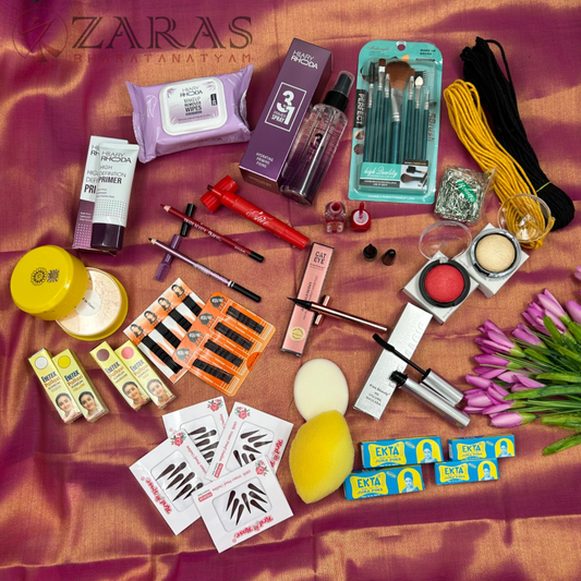 Bharatanatyam Dance Products - Makeup Kit (Set of 22 Pcs)