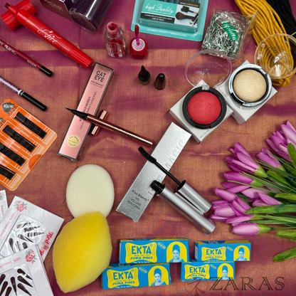 Bharatanatyam Dance Products - Makeup Kit (Set of 22 Pcs)