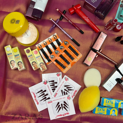 Bharatanatyam Dance Products - Makeup Kit (Set of 22 Pcs)