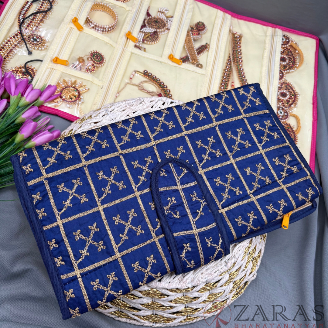 Bharatanatyam Dance Jewellery Bag / Organiser Foldable