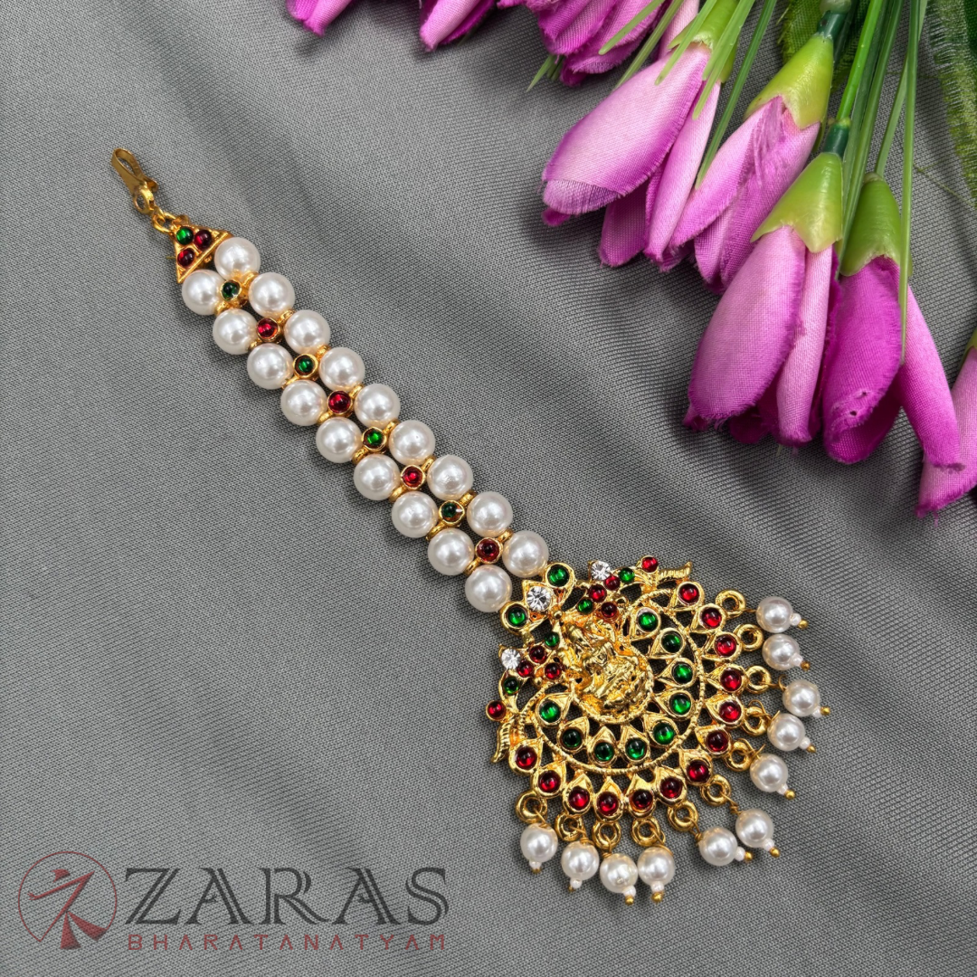 Bharatanatyam Dance Jewellery - 2L Balls & Lakshmi RG Kemp Netti Chutti