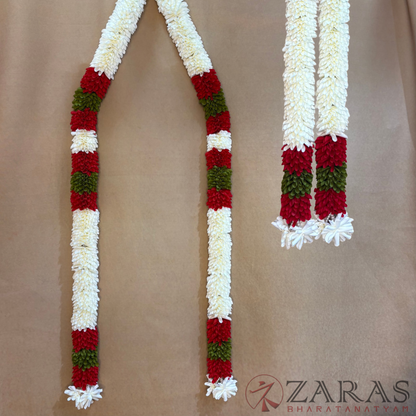 Bharatanatyam Dance Cloth Aandaal Maalai / Haaram – Mixed Colours (Each Side 1 meter / 40 inch Length)