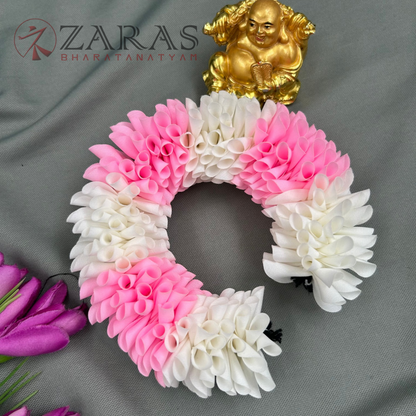 Bharatanatyam Dance Cloth Flower Round D Folded – Single (Mixed Colours)