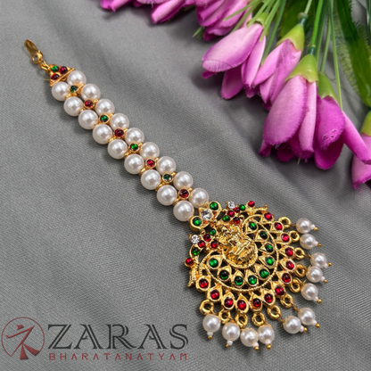 Bharatanatyam Dance Jewellery - 2L Balls & Lakshmi RG Kemp Netti Chutti