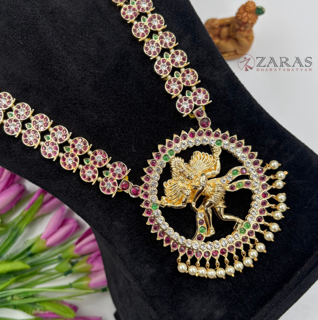 Bharatanatyam Dance Premium Jewellery - Manga & Nataraj PG Kemp CS Haaram / Long Chain Beads