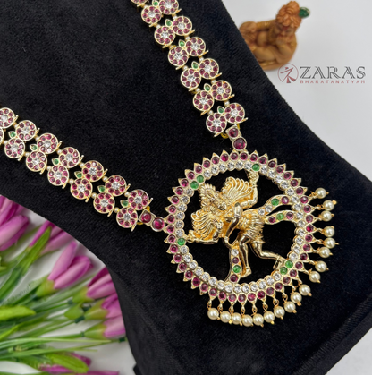 Bharatanatyam Dance Premium Jewellery - Manga & Nataraj PG Kemp CS Haaram / Long Chain Beads
