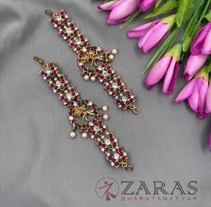 Bharatanatyam Dance Alankara Jewellery - Maatal Nataraj & Lotus PG Kemp CS