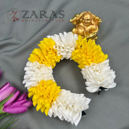 Bharatanatyam Dance Cloth Flower Round D Folded – Single (Mixed Colours)
