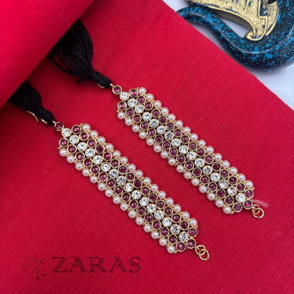 Bharatanatyam Dance Premium Jewellery - Sow PG Kemp Maatal