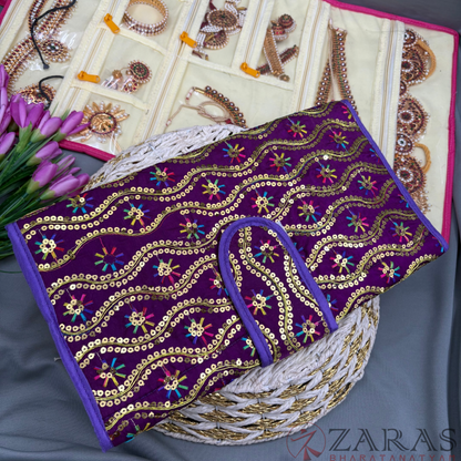 Bharatanatyam Dance Jewellery Bag / Organiser Foldable
