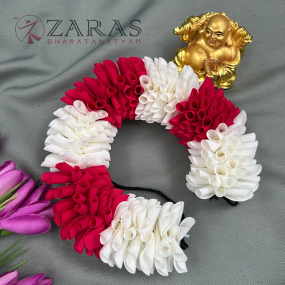 Bharatanatyam Dance Cloth Flower Round D Folded – Single (Mixed Colours)