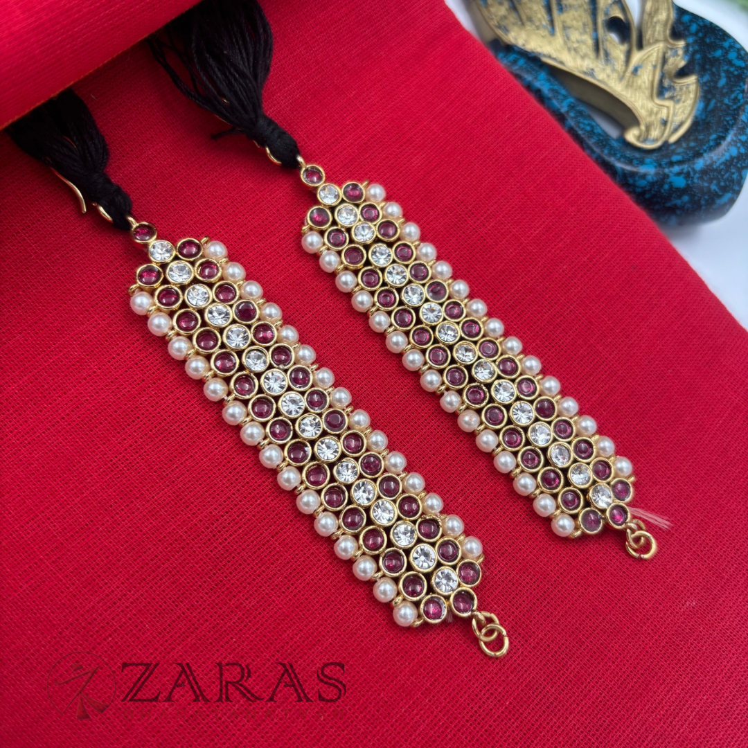 Bharatanatyam Dance Premium Jewellery - Sow PG Kemp Maatal