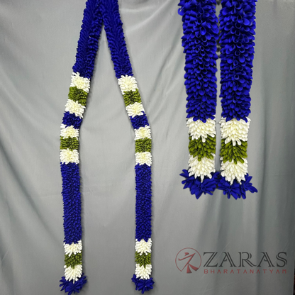 Bharatanatyam Dance Cloth Aandaal Maalai / Haaram – Mixed Colours (Each Side 1 meter / 40 inch Length)