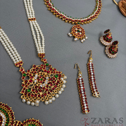 Bharatanatyam Dance Jewellery - S Manga Full Set RG Kemp CS