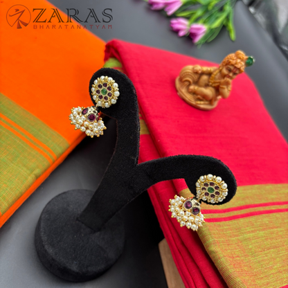 Bharatanatyam Dance Premium Jewellery - Jimiki with Kammal 1L PG Kemp Beads