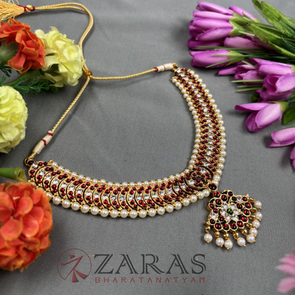Bharatanatyam Dance Jewellery - Necklace B Moon Design RG Kemp image 1