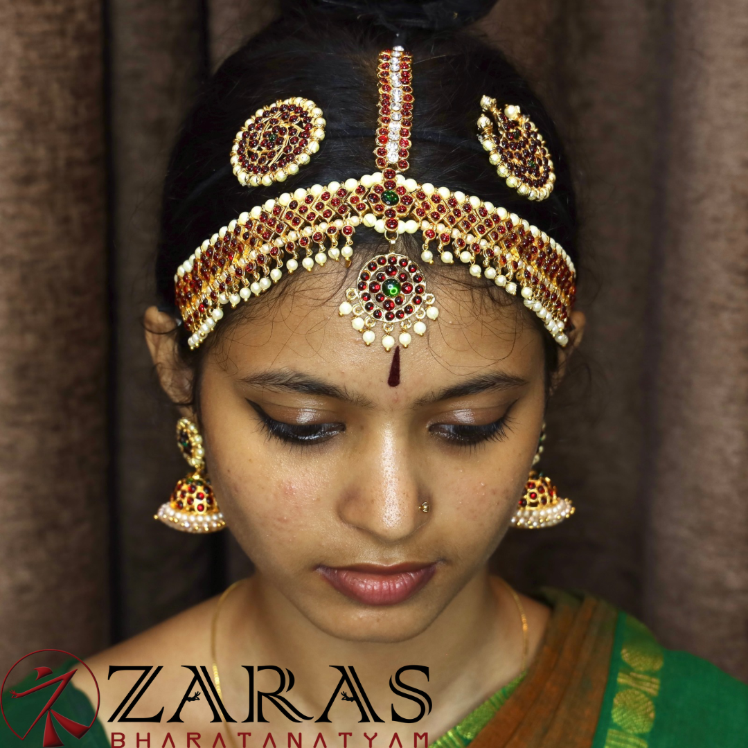 Bharatanatyam Dance Jewellery - Headset Round V CS Kemp image 1