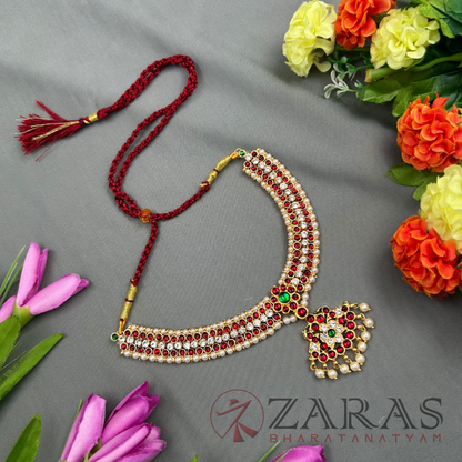 Bharatanatyam Dance Jewellery - Necklace Sow Leaf RG Kemp image 0