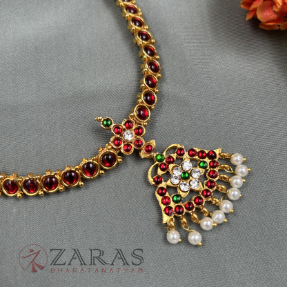 Bharatanatyam Dance Jewellery Necklace - 1L Attigai RG Kemp CS Beads image 0