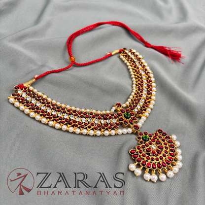 Bharatanatyam Dance Jewellery - Necklace Mee Design Kemp CS Le image 2