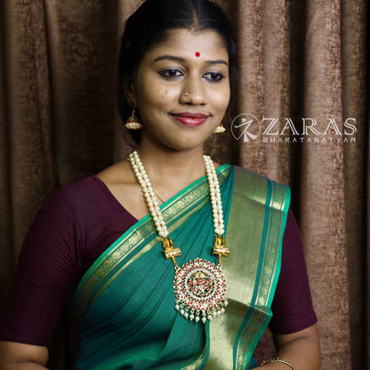 Bharatanatyam Dance Jewellery - Nataraj with Sulam Beads R Kemp Haaram image 1