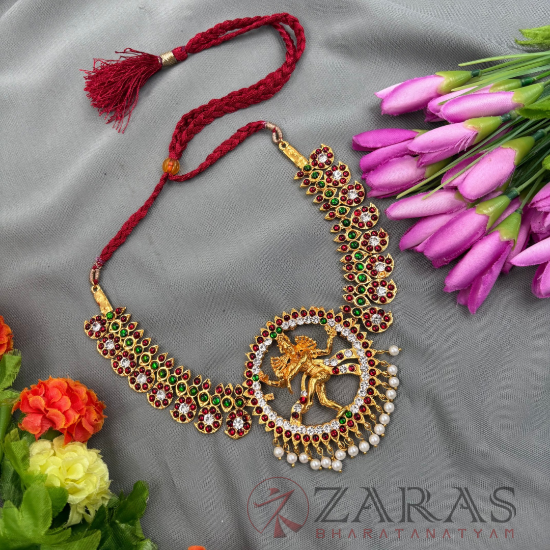 Bharatanatyam Dance Jewellery Necklace - Manga & Nadaraj CS RG Kemp Sar image 0