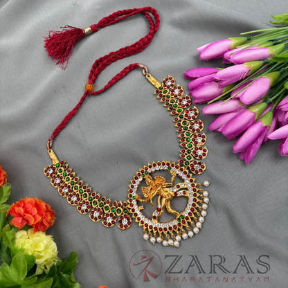 Bharatanatyam Dance Jewellery Necklace - Manga & Nadaraj CS RG Kemp Sar image 0