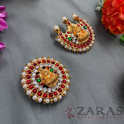 Bharatanatyam Dance Jewellery - Sun & Moon Lakshmi RG Kemp image 1