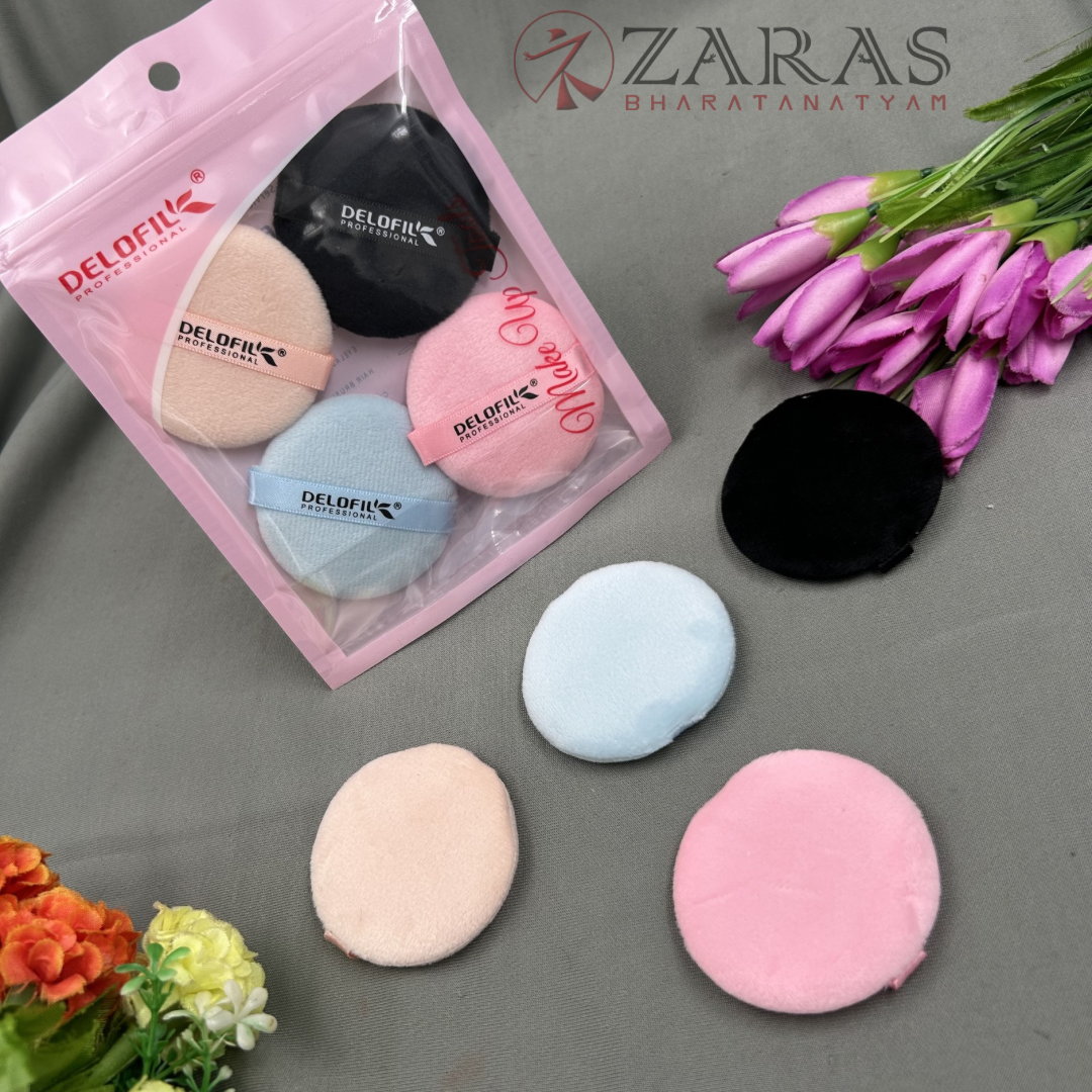 Bharatanatyam Dance Makeup Products - Soft Sponge (Set of 4 Pcs) Delofil Professional image 2