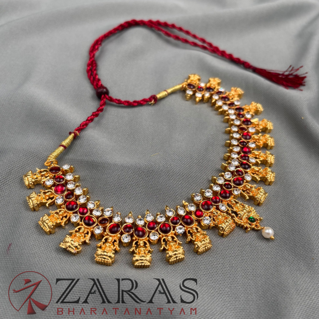 Bharatanatyam Dance Jewellery - Necklace Lakshmi Design WC Kemp image 2