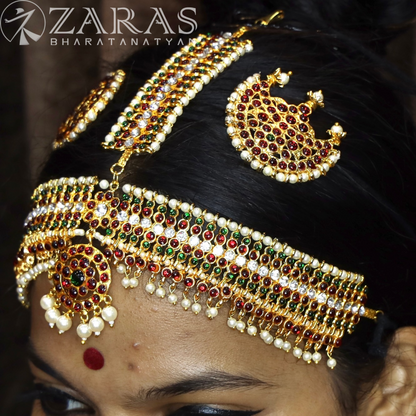 Bharatanatyam Dance Jewellery - Round Double Step RG kemp CS image 0