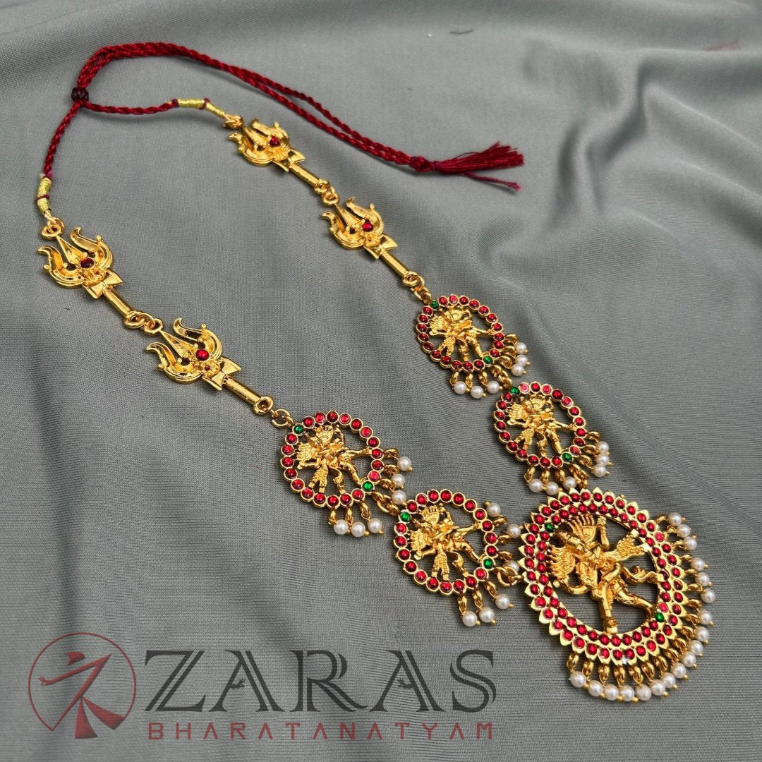 Bharatanatyam Dance Jewellery Haaram - Nadaraj with Sulam RG Kemp image 1